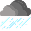 Cloudy, Moderate to Heavy Rain